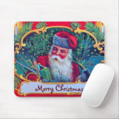 SANTA VINTAGE en kerstcadeaus Muismat (Met muis)