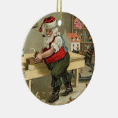 santa vintage kerst ornament (Rechts)