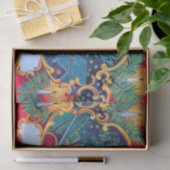 SANTA VINTAGE Kerstmis Tissuepapier (Geschenk)