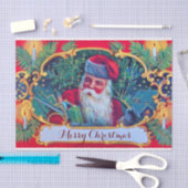 SANTA VINTAGE Kerstmis Tissuepapier (Craft)