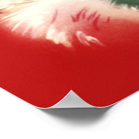 Santa Vintage Poster (Hoek)