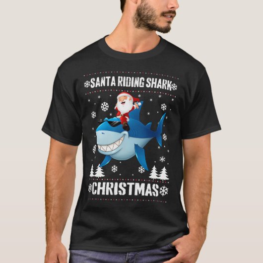 Santa Vis T-shirt (Voorkant)