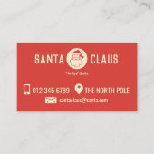 Santa Visitekaartje (Voorkant)