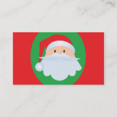 Santa Visitekaartjes (Achterkant)