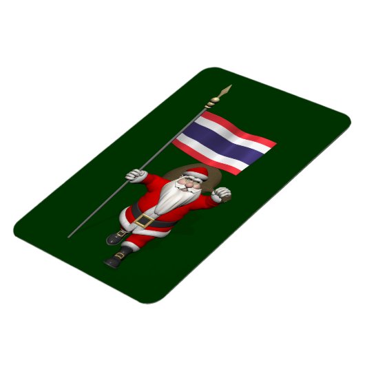Santa Visiting Thailand Magneet (Linkerzijde)
