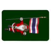 Santa Visiting Thailand Magneet (Horizontaal)