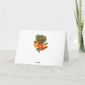  Santa vliegende slee Feestdagen Kaart (Achterkant)