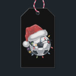 Santa Voetbal Sports Christmas Soccer Player Cadeaulabel<br><div class="desc">Santa Voetbal Sports Christmas Soccer Player</div>