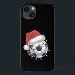 Santa Voetbal Sports Christmas Soccer Player Case-Mate iPhone Case<br><div class="desc">Santa Voetbal Sports Christmas Soccer Player</div>