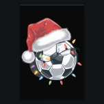 Santa Voetbal Sports Christmas Soccer Player Foto Afdruk<br><div class="desc">Santa Voetbal Sports Christmas Soccer Player</div>