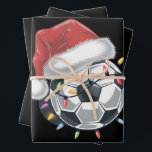 Santa Voetbal Sports Christmas Soccer Player Inpakpapier Vel<br><div class="desc">Santa Voetbal Sports Christmas Soccer Player</div>