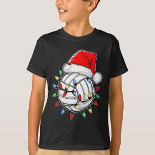 Santa Volleyll Ll Shirt Heren Jeugd Jongens Kerst