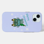 Santa vrachtwagen voorzijde uitzicht Vrolijk kerst Case-Mate iPhone Case (Achterkant (horizontaal))