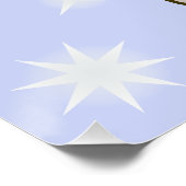 Santa vrachtwagen voorzijde uitzicht Vrolijk kerst Perfect Poster (Hoek)