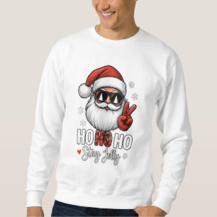 Santa Vredesteken Ho Ho Ho Blijf Opgewekt Sweatshi Trui