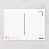 Santa VS Krampus Briefkaart (Achterkant)