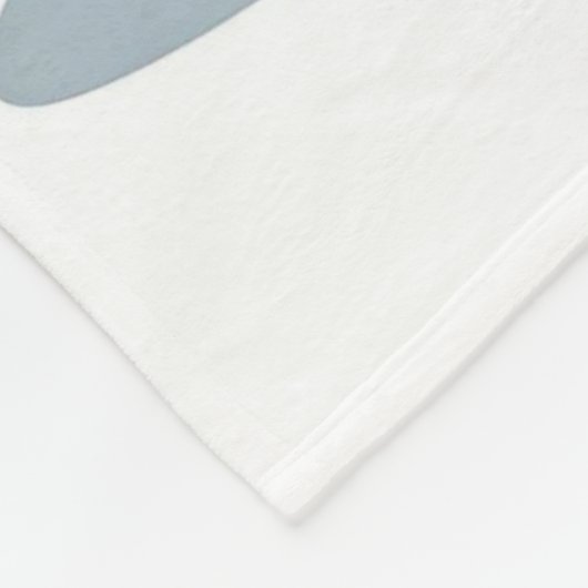 Santa walking a bulldog Christmas Fleece Blanket (Hoek)