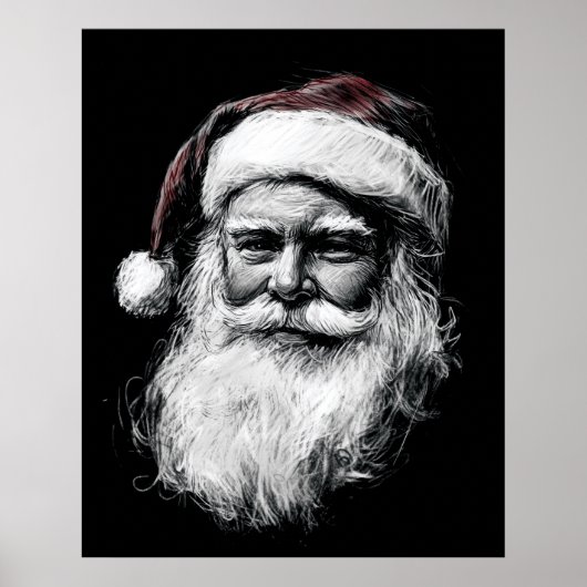 Santa Wall Art Poster (Voorkant)