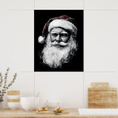Santa Wall Art Poster (Keuken)