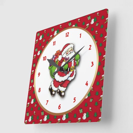 Santa Wall klok (Hoek)