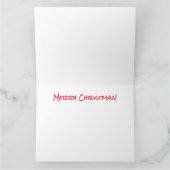 Santa Waving Driving Old 1941 Rusty Hotrod Coupe Kaart (Binnen)