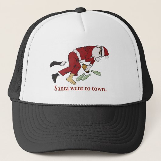 santa_went_to_town trucker pet (Voorkant)