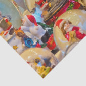 santa wereldbollen tissuepapier (Detail)