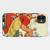 Santa-werk Case-Mate iPhone Case (Achterkant (horizontaal))