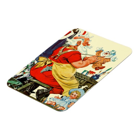 Santa-werk Magneet (Linkerzijde)