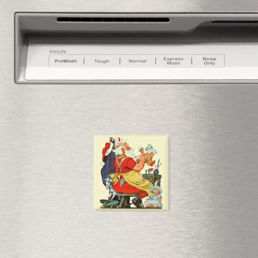 Santa-werk Magneet (Insitu (Vaatwasser))