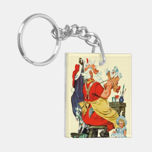 Santa-werk Sleutelhanger (Voorkant Links)