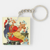 Santa-werk Sleutelhanger (Achterkant)