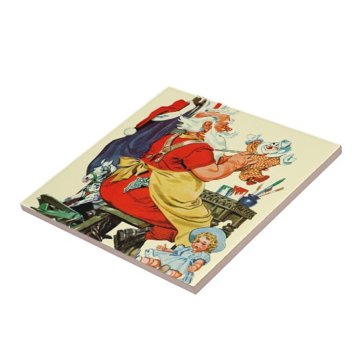 Santa-werk Tegeltje (Zijkant)