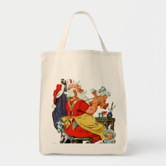 Santa-werk Tote Bag (Voorkant)