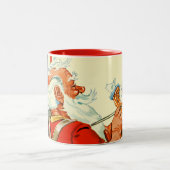 Santa-werk Tweekleurige Koffiemok (Center)