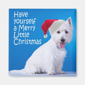Santa Westie Magnet (Voorkant)