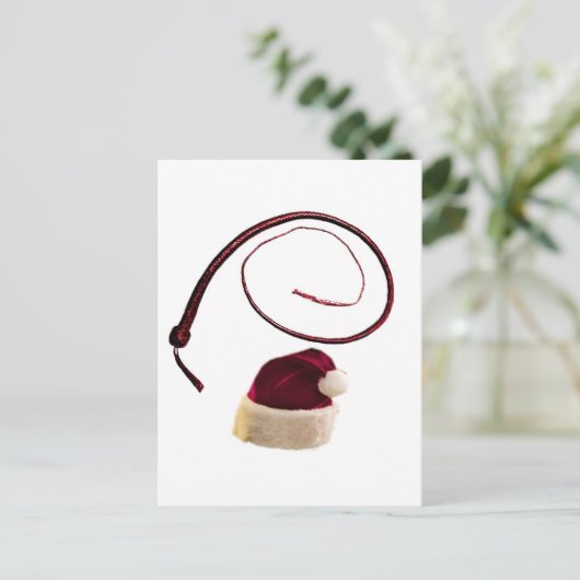 SANTA WHIP FEESTDAGENKAART (Staand voorkant)