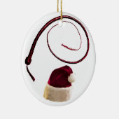 SANTA WHIP KERAMISCH ORNAMENT (Rechts)