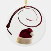 SANTA WHIP KERAMISCH ORNAMENT (Voorkant)