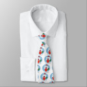 Santa White Beer met hart Stropdas (Gebonden)