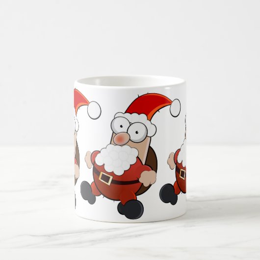 Santa White Coffee Mok (Center)
