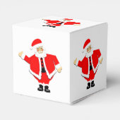 Santa White Favor Box Bedankdoosjes (Achterkant)