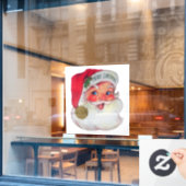  Santa Window Cling Raamsticker (Cafe Raam)