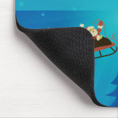 Santa Winter Scene Mousepad Muismat (Hoek)