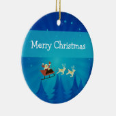 Santa Winter Scene Ornament (Rechts)