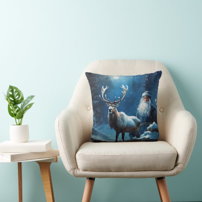 Santa Winterland Magic Kussen (Stoel)