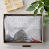 Santa Wire Hair Dachshund Dog Festive Holiday Tissuepapier (Geschenk)