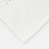 Santa With Bigfoot Christmas Lights Funny Sasquatc Fleece Deken (Hoek)