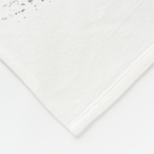 Santa With Bigfoot Christmas Lights Funny Sasquatc Fleece Deken (Hoek)