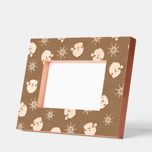 Santa Wooden Gegraveerde Lijstjes (Links)